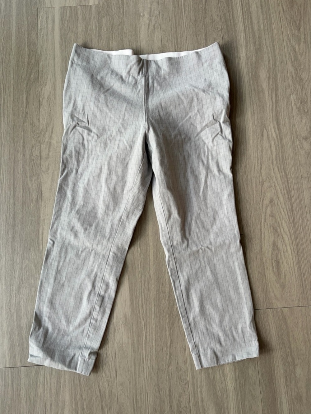 Women’s Light Gray Pinstripe Dress Pants - Classic Tailored Fit